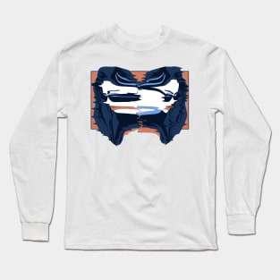 glitch woman Long Sleeve T-Shirt